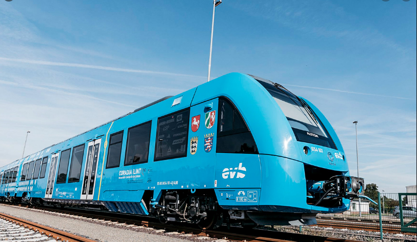 Первый в мире водородный поезд проехал по Германии