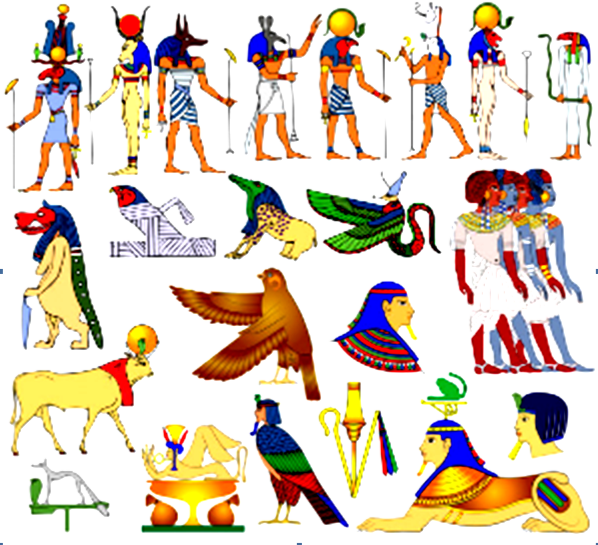 Боги Древнего Египта имеют головы животных и птиц
